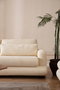 Atelier Del Sofa Sofá de 3 Plazas Beige 230cm Largo x 105cm Ancho x 90cm Alto